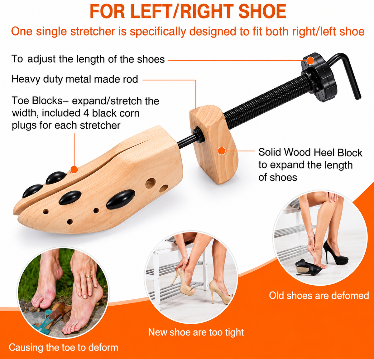 ShoeStretch™ Never have shoes that are too tight again!