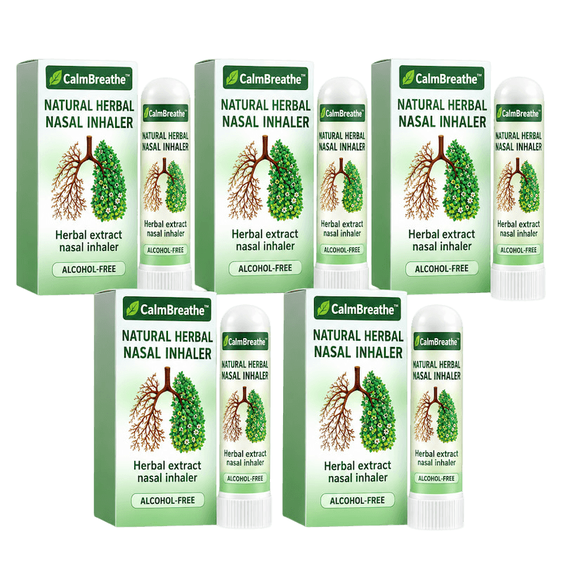 CalmBreathe™ Lung Detox Inhaler | 97% fewer contaminants: breathe freely in just 15 minutes!