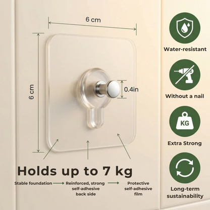 SureHook™ Wall hooks with patented grip – no holes, no marks