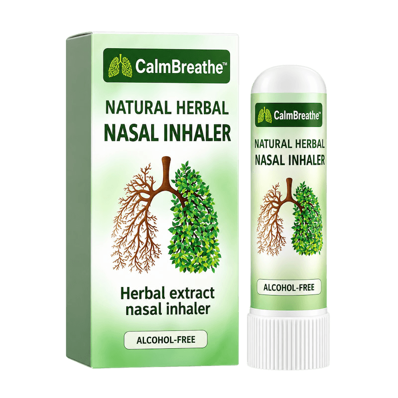 CalmBreathe™ Lung Detox Inhaler | 97% fewer contaminants: breathe freely in just 15 minutes!