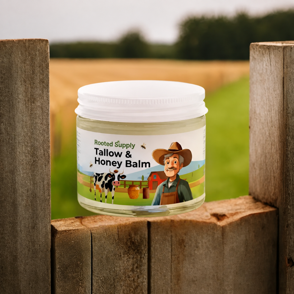 Rooted Supply™ Tallow & Honey Balm