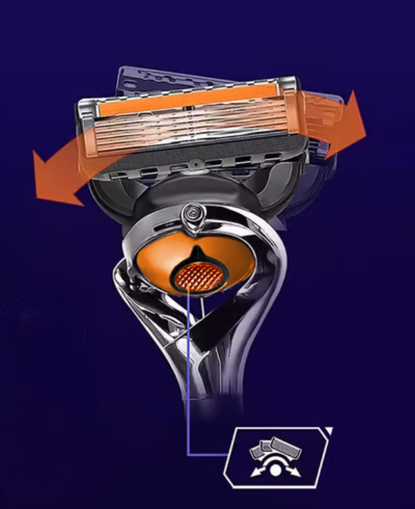 FlexiShave™ – Precision Razor with Contour Adaptation Technology