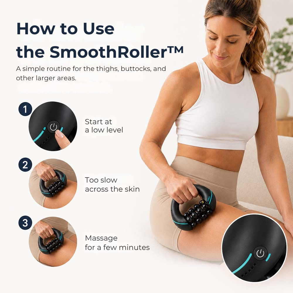 SmoothRoller™ Massage Roller for Cellulite and Muscle Massage