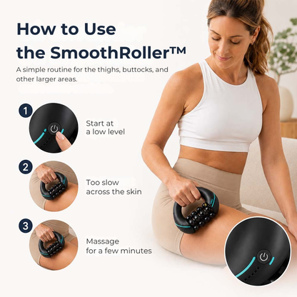 SmoothRoller™ Massage Roller for Cellulite and Muscle Massage