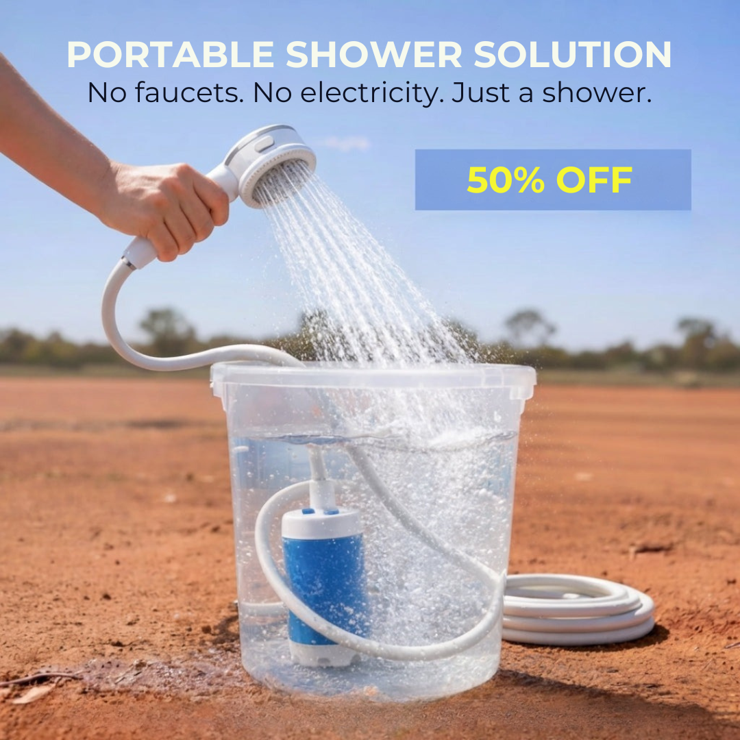 Aquvanta™ Portable Water Pump: Kit with Hose & Nozzle
