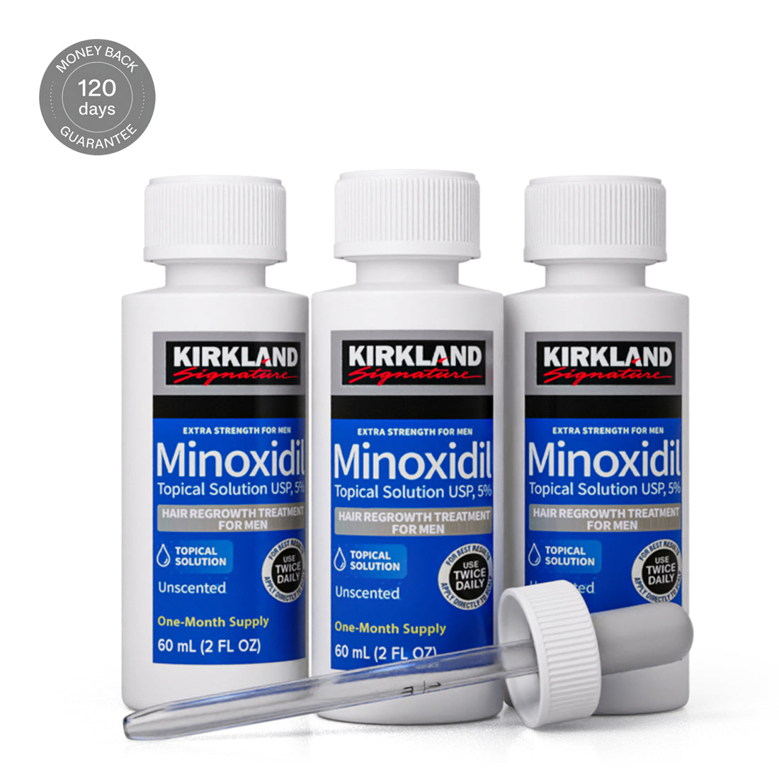 HårVäxt™ – Minoxidil lotion 5 % (1 månads förråd)