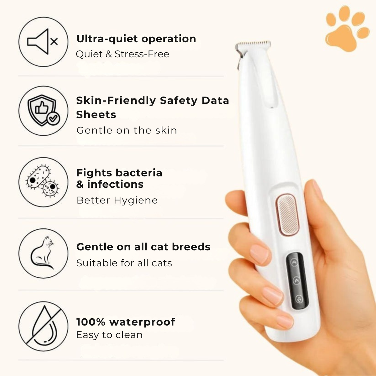 FelixTrim™ Protect your cat from dirt and irritation