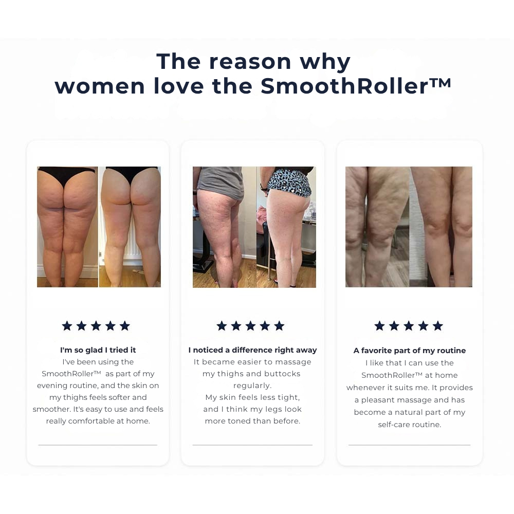 SmoothRoller™ Massage Roller for Cellulite and Muscle Massage