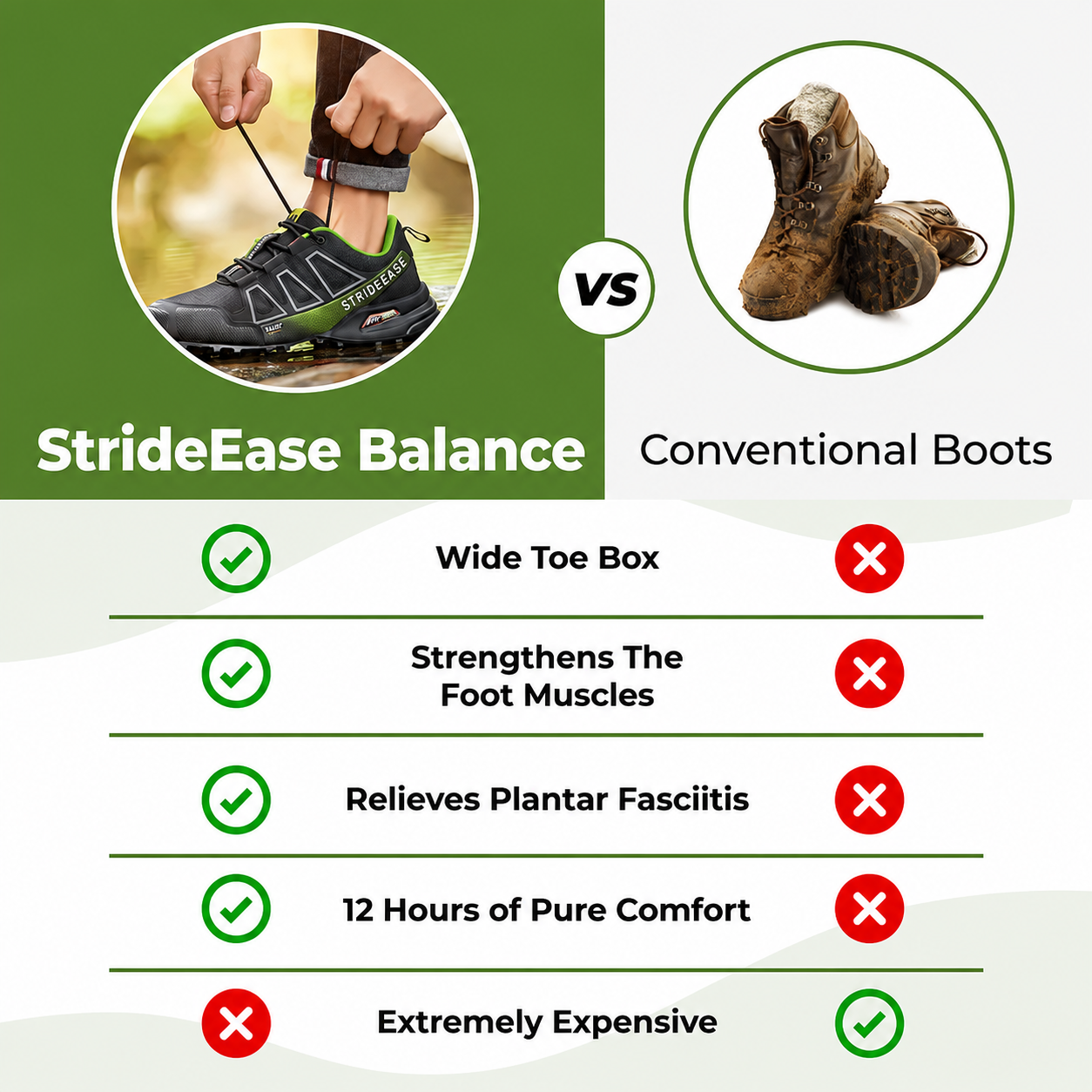 StrideEase™ Balance - Orthopedic Pain-Relieving Walking shoes