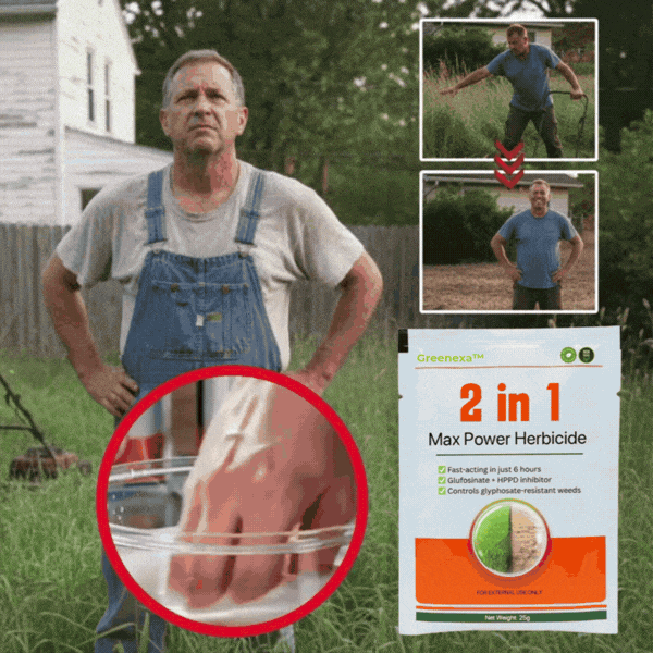 Greenexa™ 2-in-1 Maximum Power Weed Killer | See Weeds Die in Just 6 Hours!