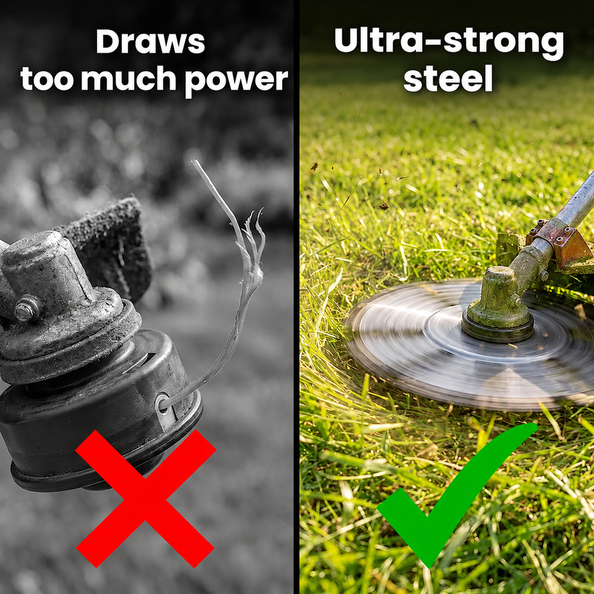 TrimCrest™ – Stop Mowing With Plastic, Switch to Steel