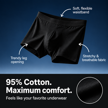 DryFit™ Leak-Proof Boxer Briefs for Men