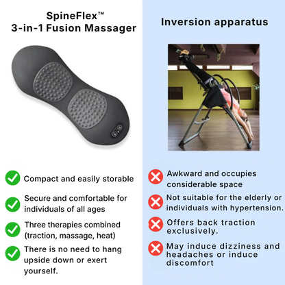 SpineFlex™ 3-in-1 Back Massager | Supports Spinal Comfort & Relaxation