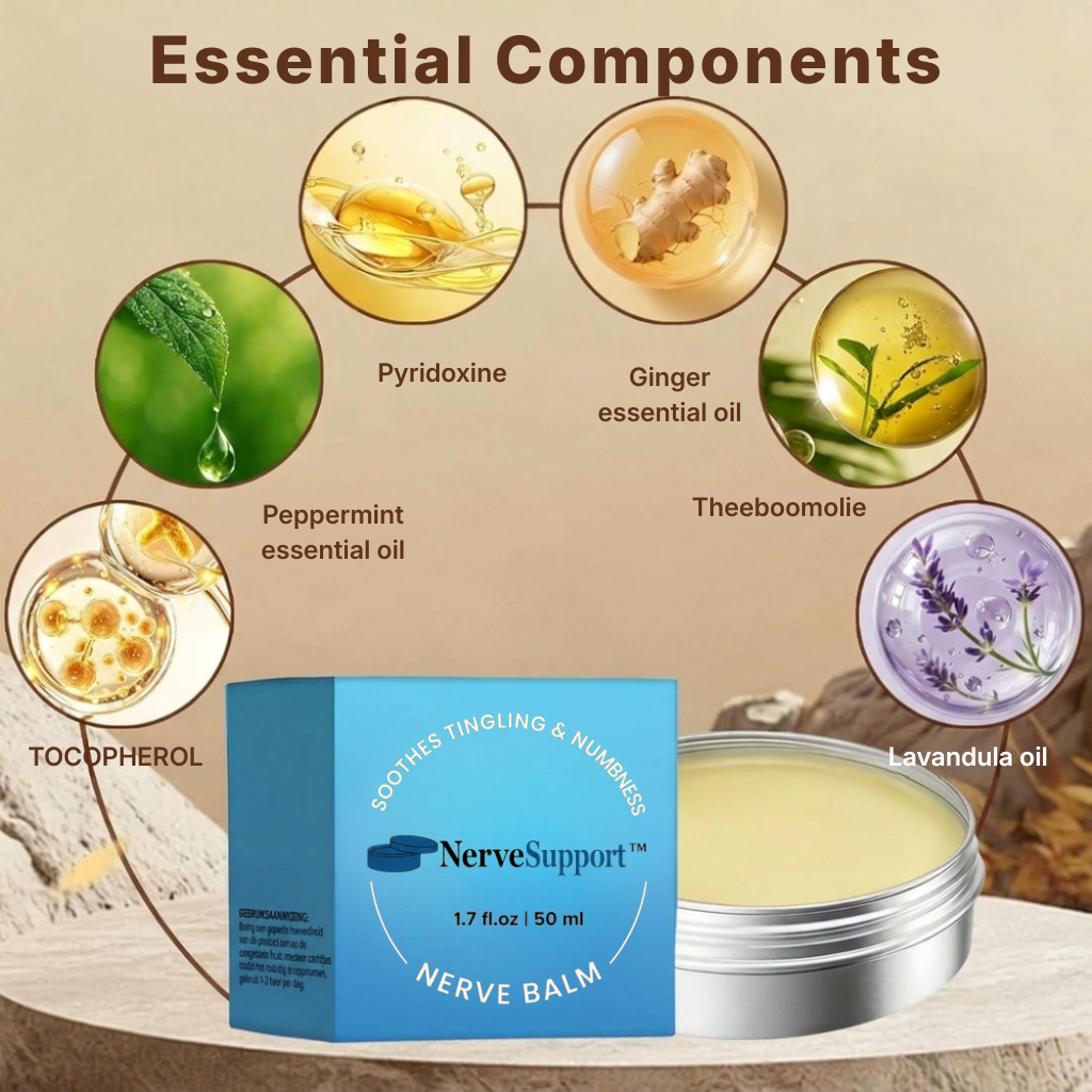 NerveSupport™ Nerve Balm | Immediate relief from nerve pain – feel the difference within 3 days!