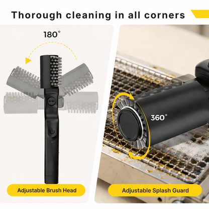 GrillSpin™ | The Quick Solution for a Spotless Grill.