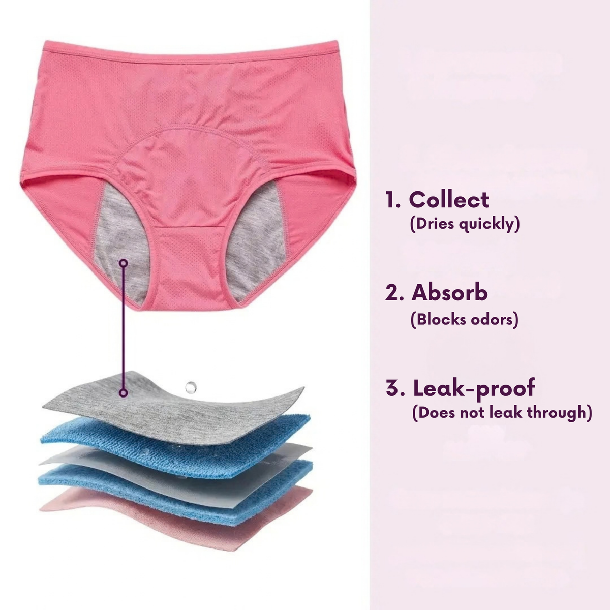 FemmeDry™ Leakproof Underwear (5-Pack)