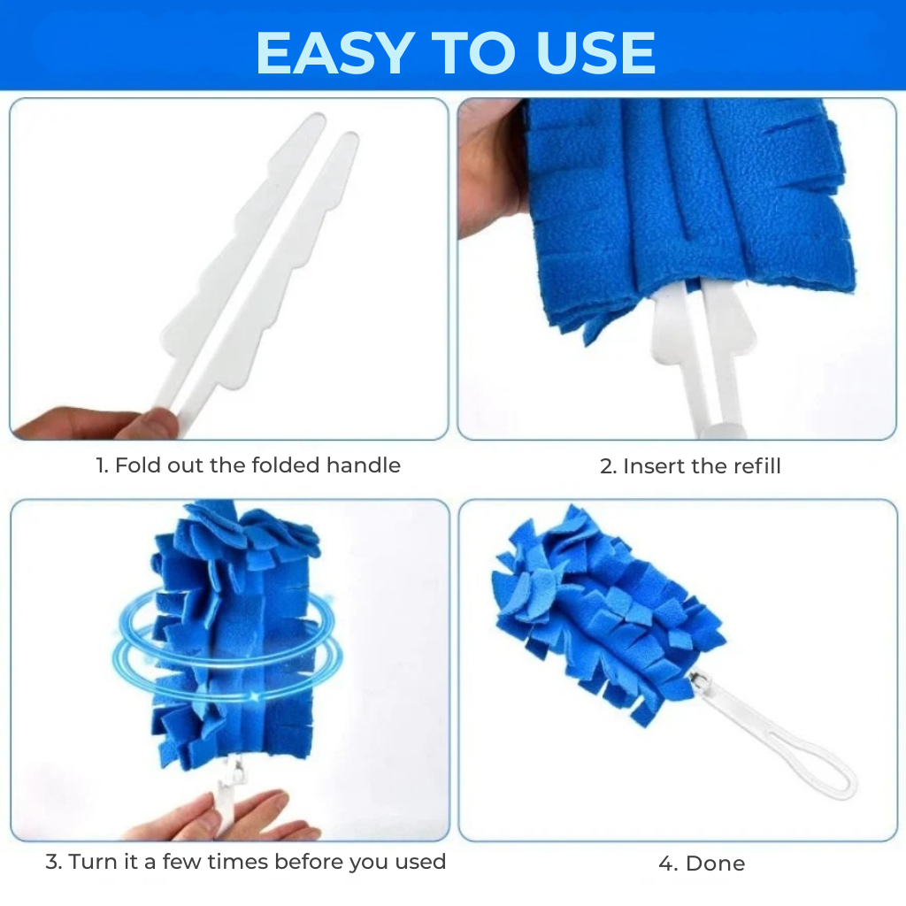DustEase™ - Reusable fleece dust cloth set