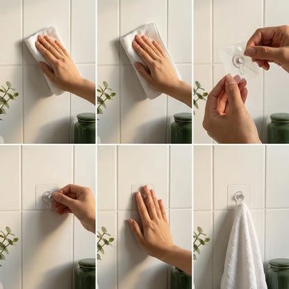 SureHook™ Wall hooks with patented grip – no holes, no marks