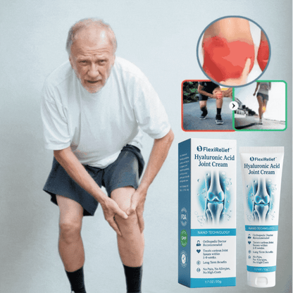 FlexiRelief™ Joint Cream | Reduces knee pain by up to 87% – within just 48 hours!