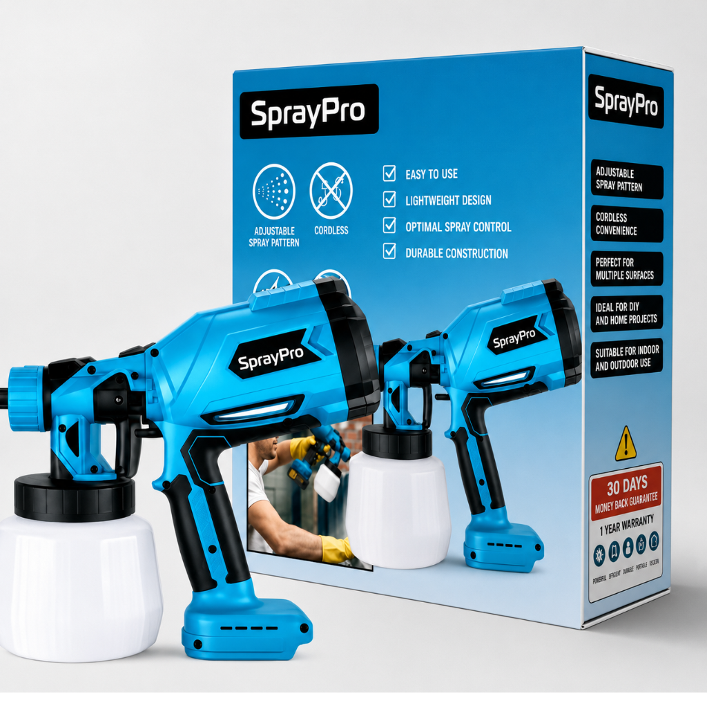SprayPro™  | Cordless paint sprayer