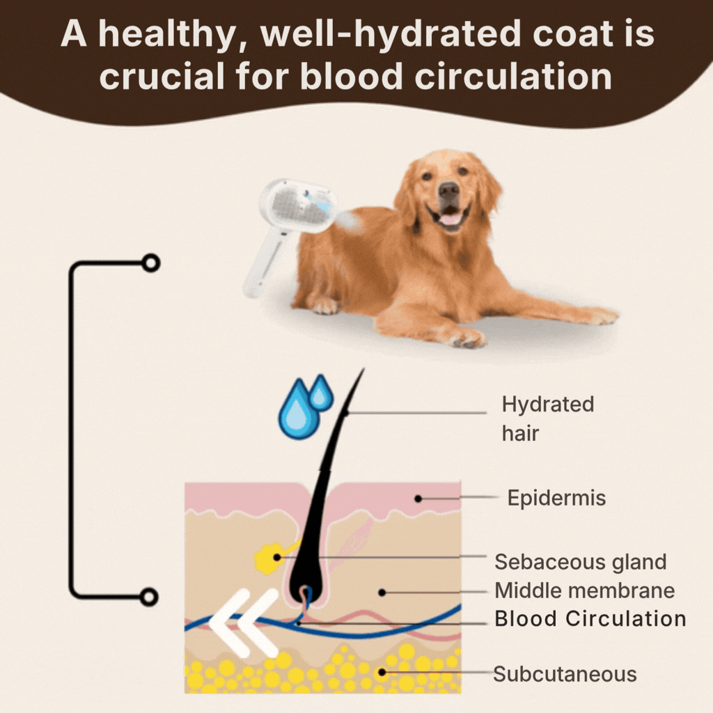 SteamiBrush™ | Professional Pet Grooming Brush