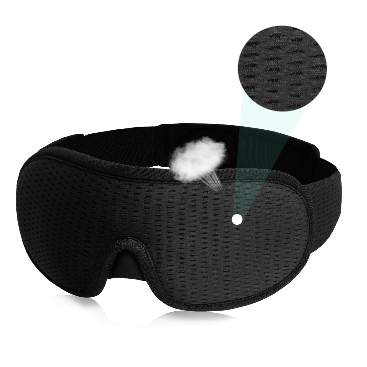 Darkiva™ 3D sleep mask for total blackout