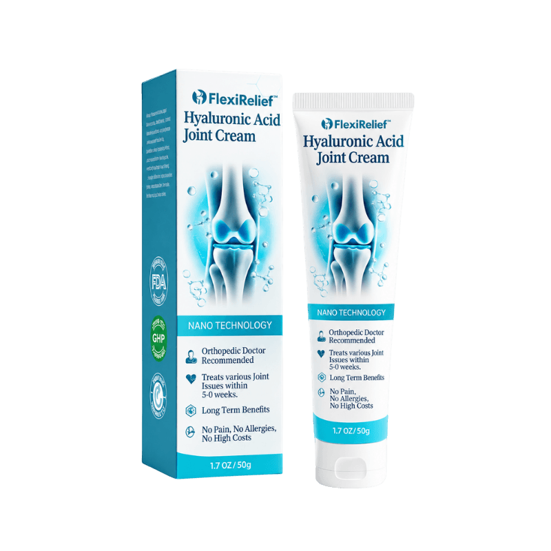 FlexiRelief™ Joint Cream | Reduces knee pain by up to 87% – within just 48 hours!