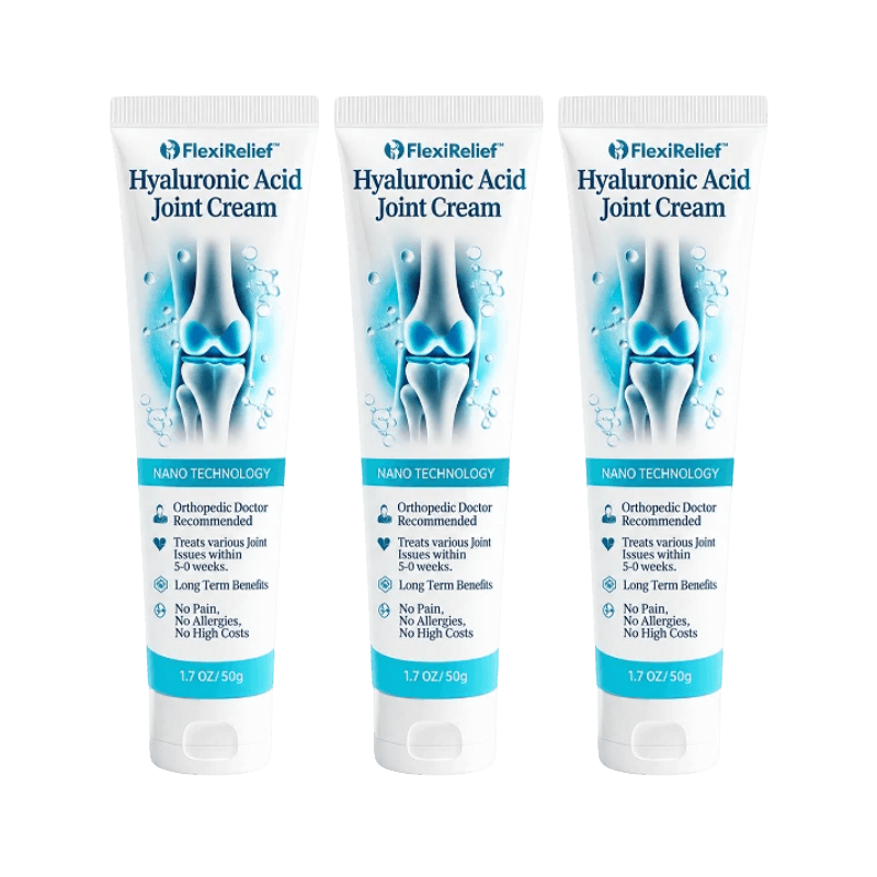 FlexiRelief™ Joint Cream | Reduces knee pain by up to 87% – within just 48 hours!