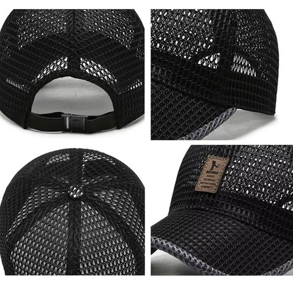 BreezeCap™ : Men's and Women's Breathable Mesh Cap