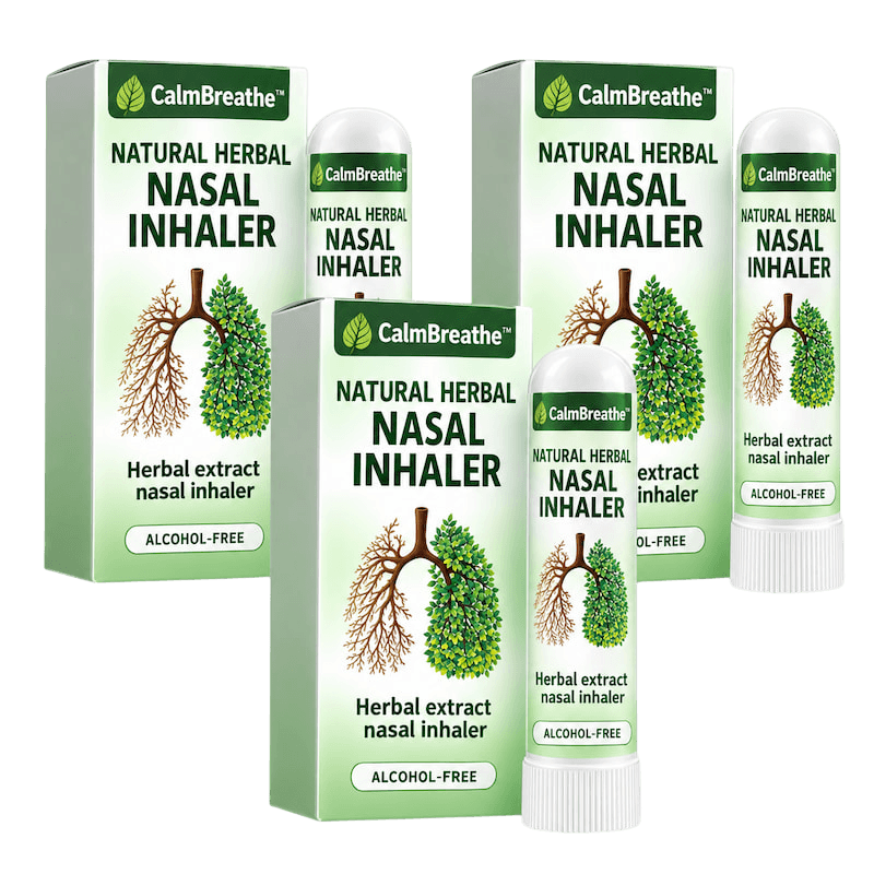 CalmBreathe™ Lung Detox Inhaler | 97% fewer contaminants: breathe freely in just 15 minutes!