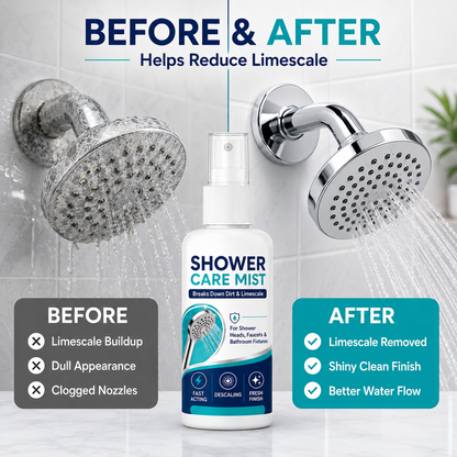 LimeAway™ Fast-acting limescale remover in spray form for shower heads and faucets
